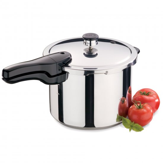 Presto 6-Quart Stainless Steel Pressure Cooker 01362