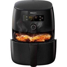 New Philips Premium Digital Airfryer w/ Snack Cover Accessory - HD9741/56 (Updated 2020 Release)
