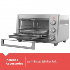BLACK+DECKER Crisp N Bake Air Fry Toaster Oven, TO3217SS
