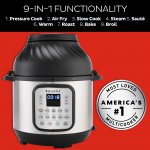 Instant Pot 8 Quart Crisp Multi-Cooker + Air Fryer, 9-in-1: Pressure Cook, Steam, Slow Cook, Saut