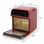 12.7 Quart Air Fryer Oven Deluxe, Red