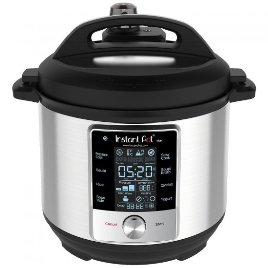 Instant Pot, 6-Quart Max, 9-in-1 Multi-Use Programmable Electric Pressure Cooker, Slow Cooker, Rice Maker, Pressure Canner, Saut