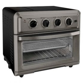 Cuisinart TOA-60BKS Convection Toaster Oven Air Fryer with Light, Black
