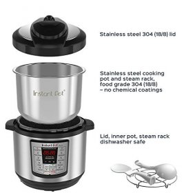 Refurbished Instant Pot IP-LUX80 8 Qt 6-in-1 Multi- Use Programmable Pressure Cooker