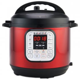 Duo 6 Quart Multi-Cooker: Red Stainless Steel