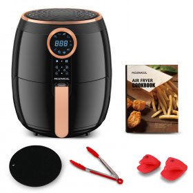 ROZMOZ 5.2Qt Air Fryer Oven 8 IN 1 Oil-less Air Fryer Cooker with Touchscreen and Air Fryer Cookbook, Black