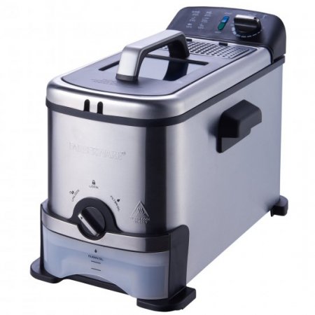 Farberware 3-Liter Filter Fryer, Stainless Steel