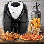 Zokop 2.85 Quart Large Digital Air Fryer with 7-in-1 LCD Screen and Non-Stick Coating