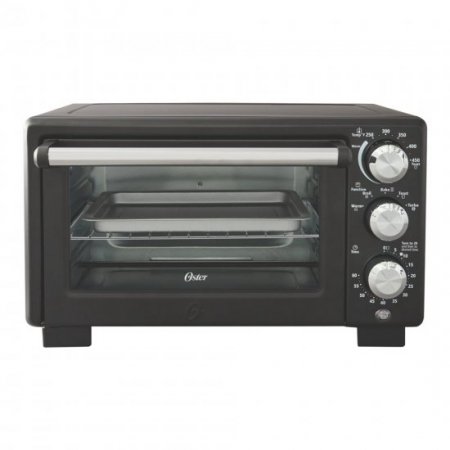 Oster TSSTTVDFL2-B - Electric oven - convection - 1400 W - matte black/silver