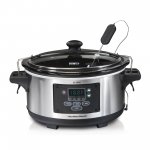 Hamilton Beach 33969 Set & Forget Digital 6 Qt Programmable Slow Cooker Crockpot