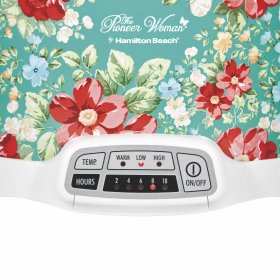The Pioneer Woman Vintage Floral 7-Quart Programmable Slow Cooker, 33479