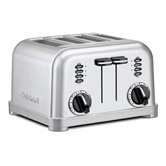 Cuisinart CPT-180P1 Metal Classic 4-Slice toaster, Brushed Stainless