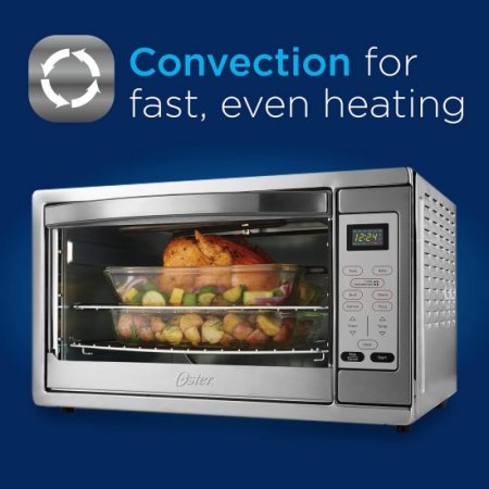 oster tssttvdgxl-shp extra large digital countertop oven, stainless steel