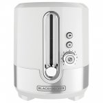 BLACK+DECKER 2-Slice Extra-Wide Slot Toaster, White, TR2200WSD