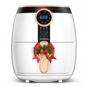 Rozmoz 5.2Qt Air Fryers, Electric Air Fryer Oil-Less LED Temp/Timer with Air Fryer Cookbook