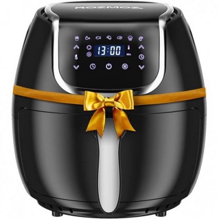 Rozmoz 4.2 QT Electric Air Fryer Hot Oven Oilless Cooker LED Touch Digital Screen with 7 Presets, Nonstick Square Basket