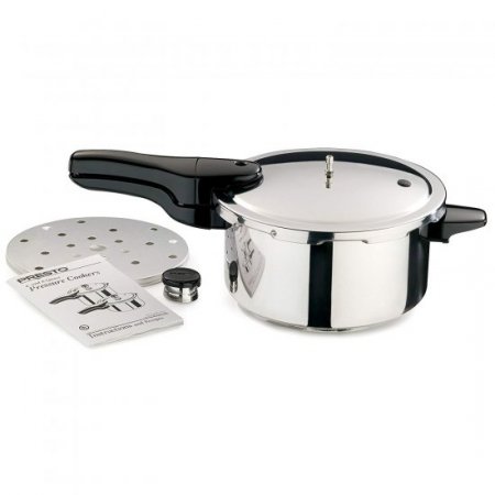 Presto 01341 4-Quart Stainless Steel Pressure Cooker