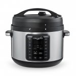 Crock-Pot 10-Qt. Express Crock Pressure Cooker with Easy Release Steam Dial, Stainless Steel