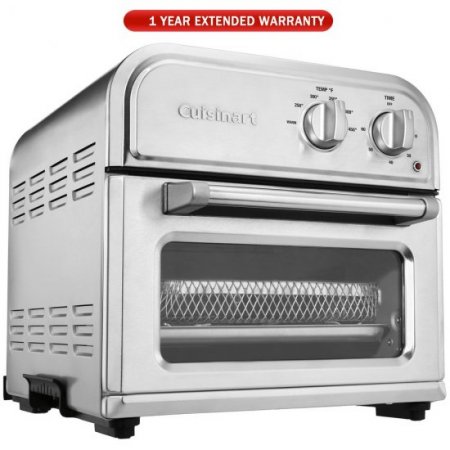 Cuisinart High-Efficiency AirFryer Silver (AFR-25) with 1 Year Extended Warranty