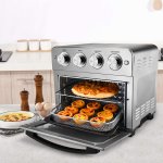 Geek Chef Air Fry Oven, Countertop Toaster Oven, 3-Rack Levels, 16 Preset Modes, Stainless Steel (23Qt 1700W)