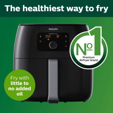 Philips HD9650/96 Airfryer XXL Twin TurboStar Digital Black