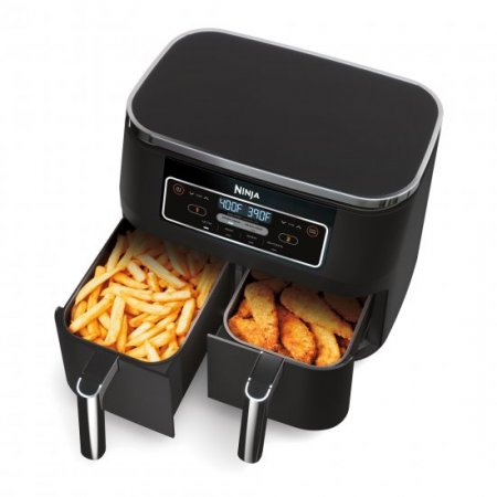 Ninja Foodi 4-in-1 8-Quart. 2-Basket Air Fryer with DualZone Technology- Air Fry, Roast, and more