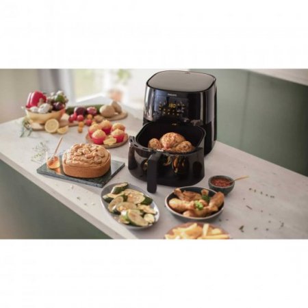 Philips Essential XL 2.65lb/6.2L Digital Airfryer w/ Rapid Air Technology, Easy Clean Basket, Black - HD9270/91