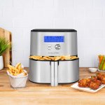 Kalorik MAXX Plus 7QT Digital Air Fryer 22 Presets FT 50876 SS