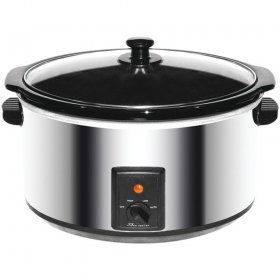 Brentwood SC-170S 8 Qt Slow Cooker, Stainless Steel