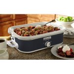 Crock-Pot 3.5-Quart Casserole Crock Manual Slow Cooker, Charcoal