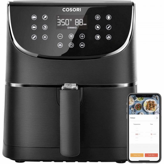 Cosori CS158-AF Smart WiFi Air Fryer 5.8QT+ (100 Recipes),