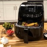 Nuwave Brio 3-Quart Digital Air Fryer includes Nuwave Cooking Club App and one-touch digital controls