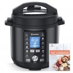 Moosoo 6 Quarts Electric Pressure Cooker, 13-in-1 Instant Pot, Stainless Steel with Auto-Off Function, Fast Heating