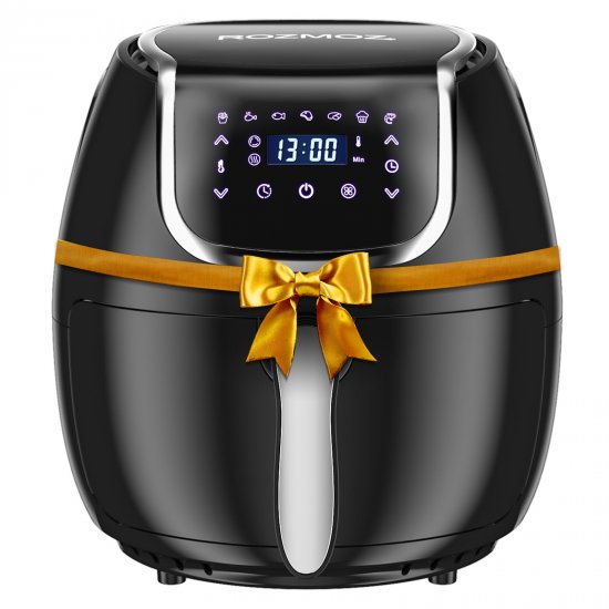 Rozmoz 7-in-1 Air Fryers, 4.2 Quart Air Fryer with Large Touchscreen, Air Fryer Cookbook