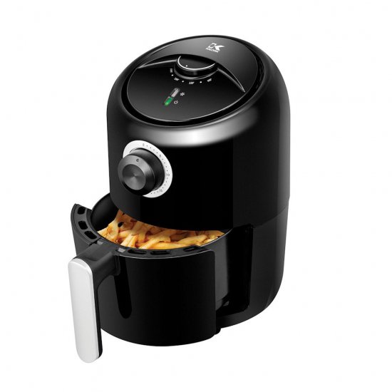 Kalorik 1.75 Quart Black Personal Air Fryer with Hot Air Technology FT 43875 BK