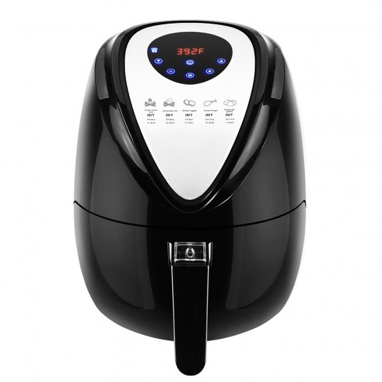 ZOKOP Electric Air Fryer with Digital Touch Screen Oil-less Free Temperature and Time Control Fryer Pan Capacity 2.85QT/5.6QT