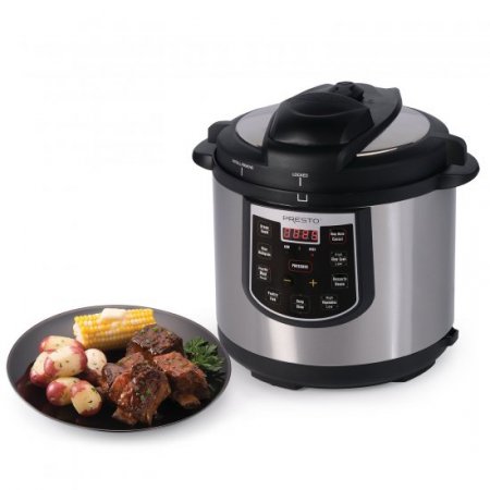 6-Quart Programmable Electric Pressure Cooker Plus