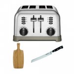Cuisinart CPT-180 Metal 4-Slice Toaster (Brushed Stainless) with Board and Knife