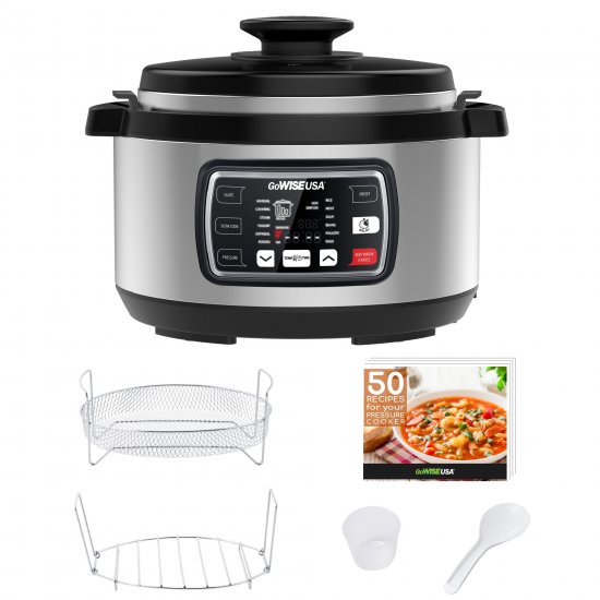 8.5 Quart Ovate Series Pressure Cooker with Accessories