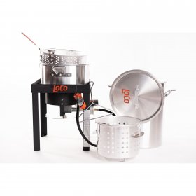 Loco Cookers 30 Quart Propane Boil, Fry & Steam Kit