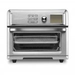 Cuisinart Digital TOA-65 AirFryer Toaster Oven (Silver) with Knives & Cookbook