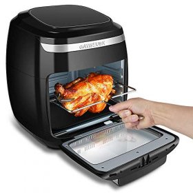 GoWISE Vibe 11.6-Quart Air Fryer Toaster Oven w/ Rotisserie & Dehydrator, Black