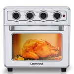 OSMOND 22 Quart Air Fryer Toaster Oven Combo, 1700W Convection Countertop Oven, Stainless Steel Large Oil-Free Air Fryer with 5 Accessories, ETL Listed