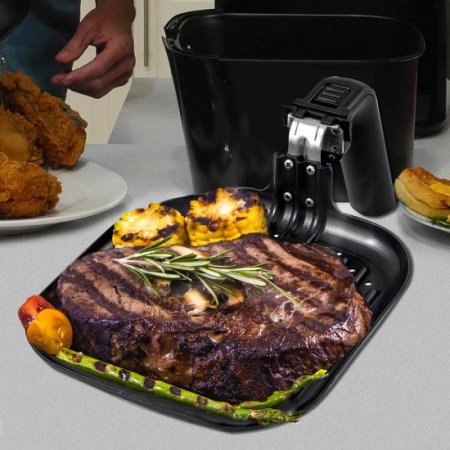 NuWave Brio 6 Quart Brio Air Fryer Grill Pan Accessory