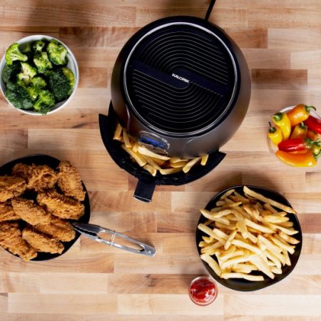 Kalorik 3.2QT Touchscreen Air Fryer with 8 Presets, Black FT 47859 BK