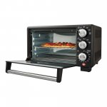 Oster TSSTTVDFL2-B - Electric oven - convection - 1400 W - matte black/silver