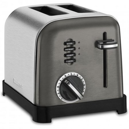 Cuisinart Metal Classic Toaster, 2-Slice, Black Stainless