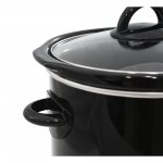 Elite Gourmet MST-350B 3-Quart Slow Cooker, Black