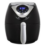 Deco Chef XL 3.7 QT Digital Air Fryer Cooker With 7 Smart Programs ,Preheat & Shake Remind , LED Touch Screen Oil-Less Non-Stick Coated Basket ,Timer Counter Top , Healthy Kitchen Safe Frying Statio