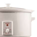 Brentwood SC-165W 8 Qt Slow Cooker, White